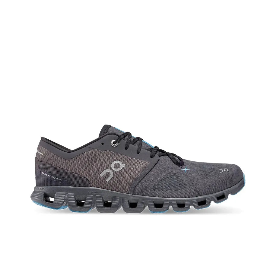 Men's On Cloud X 3 Running Shoes Black and White