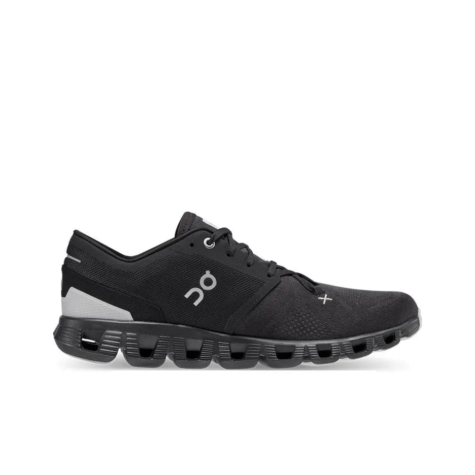 Men's On Cloud X 3 Running Shoes Black and White