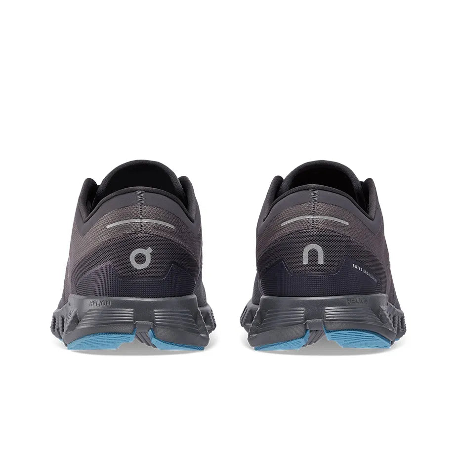 Men's On Cloud X 3 Running Shoes Black and White
