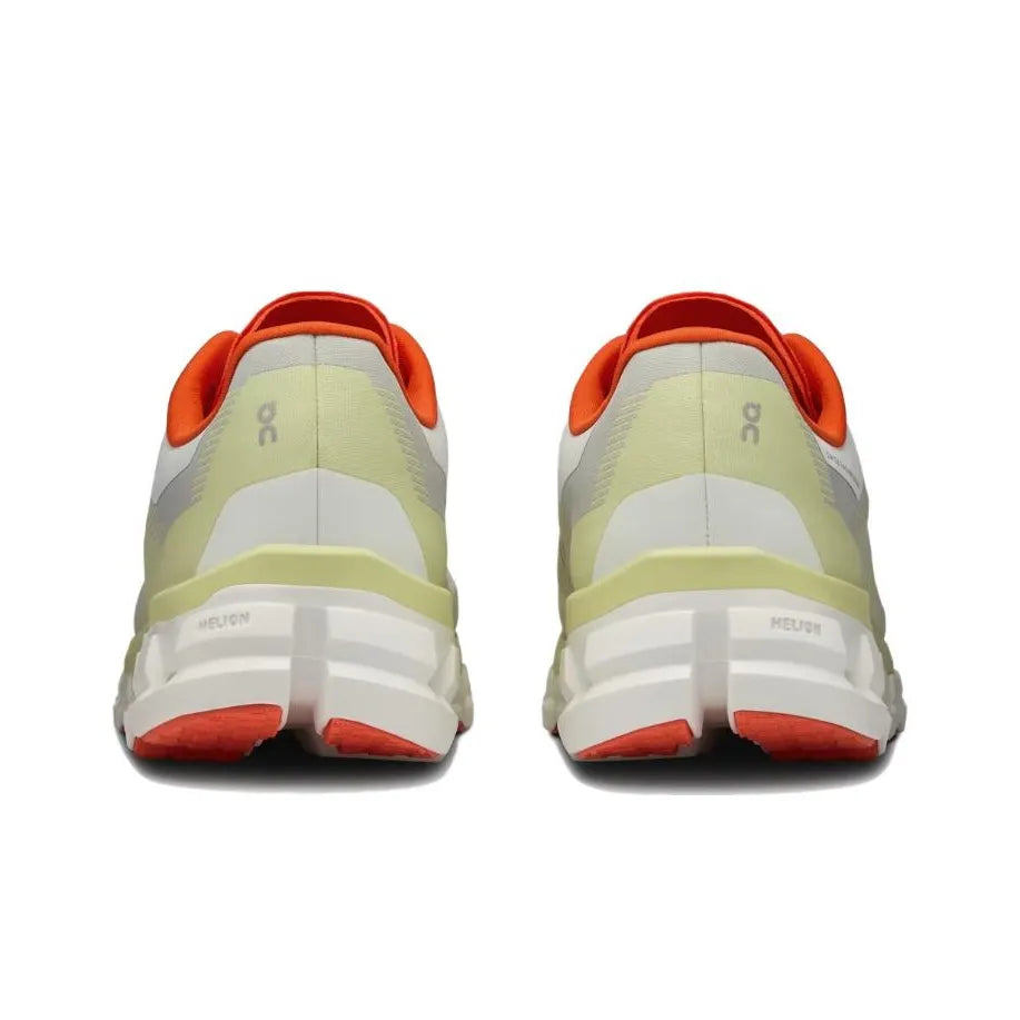 Women's On Cloudflow 4 Running Shoes White and Pink