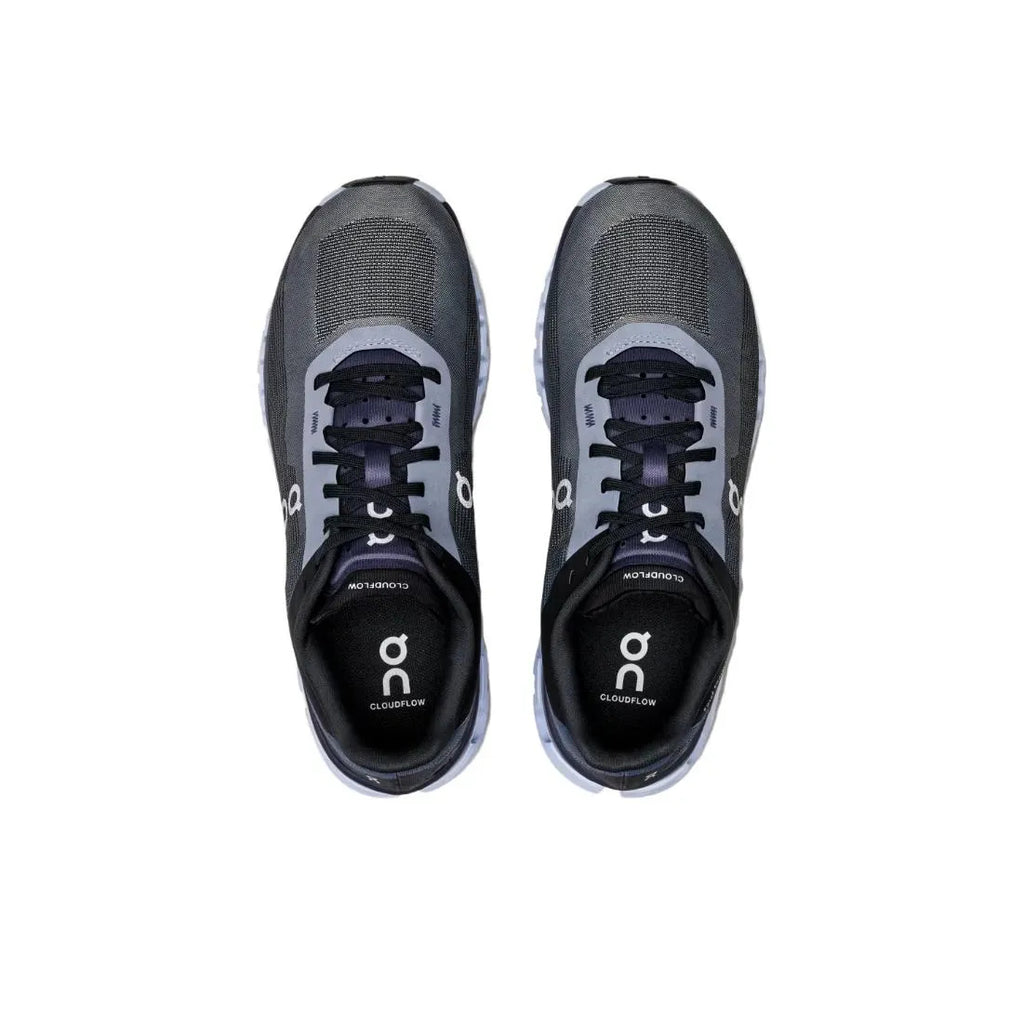 Women's On Cloudflow 4 Running Shoes White and Blue