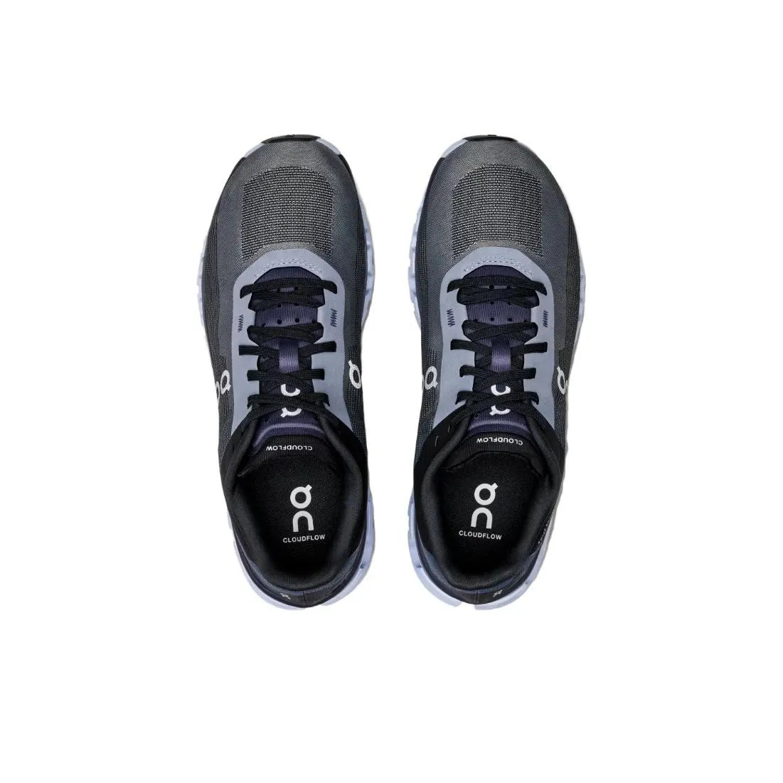 Women's On Cloudflow 4 Running Shoes White and Blue