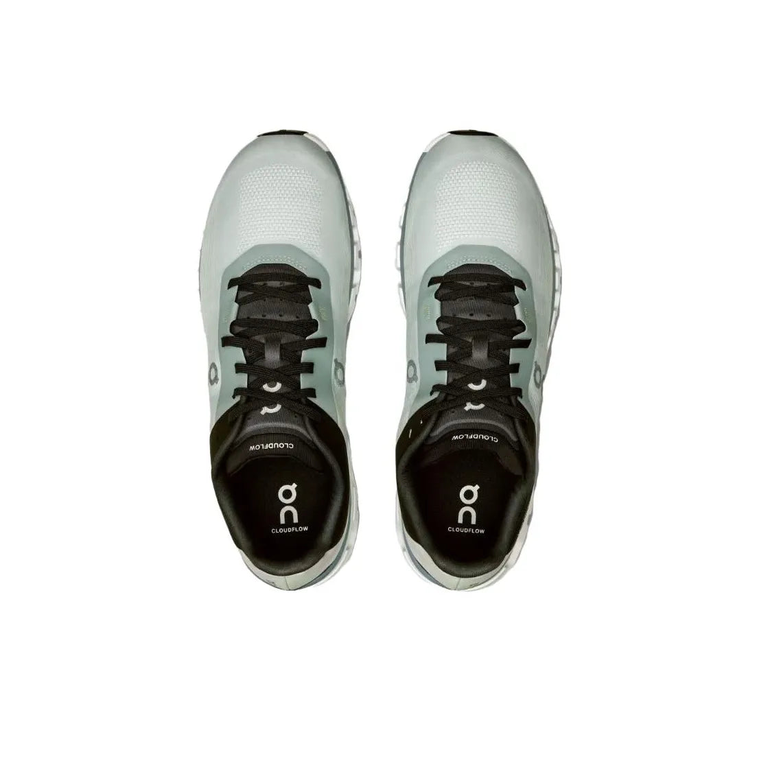 Men's On Cloudflow Running Shoes Black and White