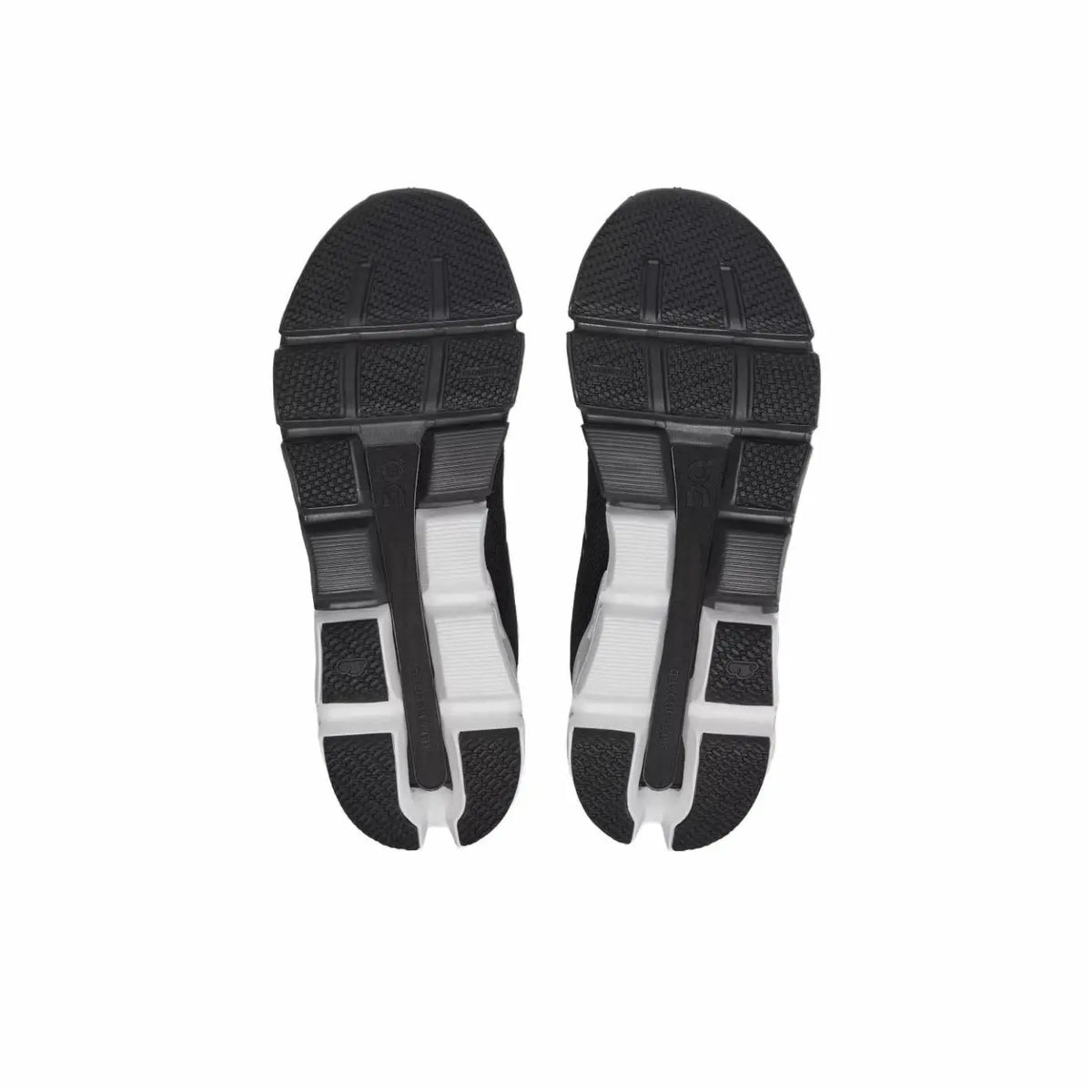 Men's On Cloudflow 4 Running Shoes Black and White