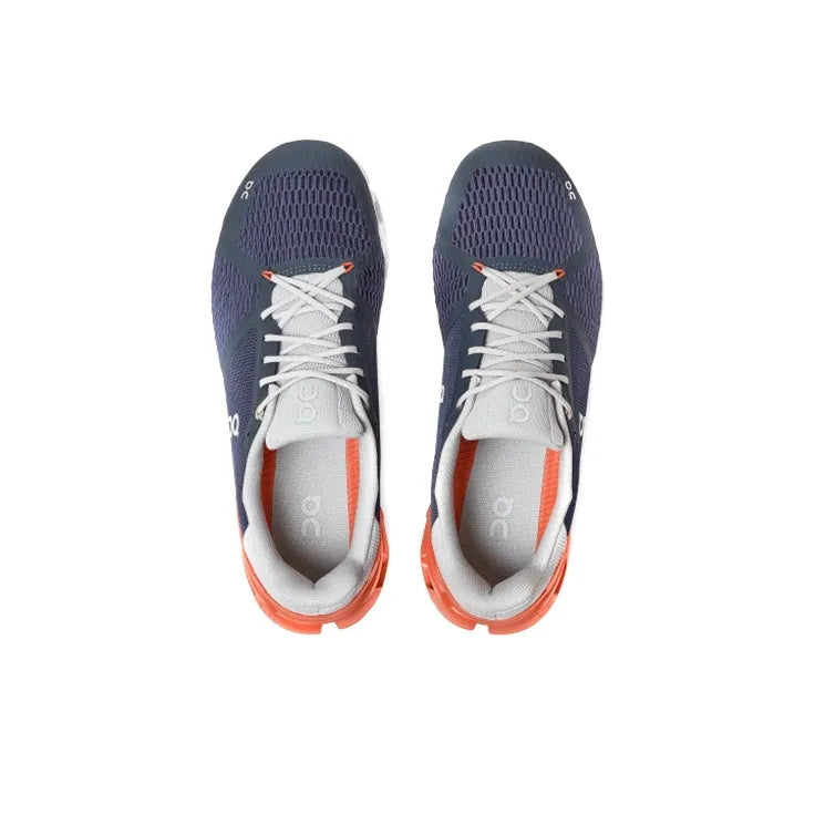 Men's On Cloudflyer Running Shoes – Black/Red