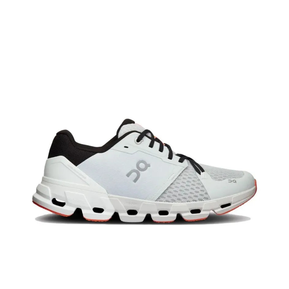 Men's On Cloudflow 4 Running Shoes White and Orange