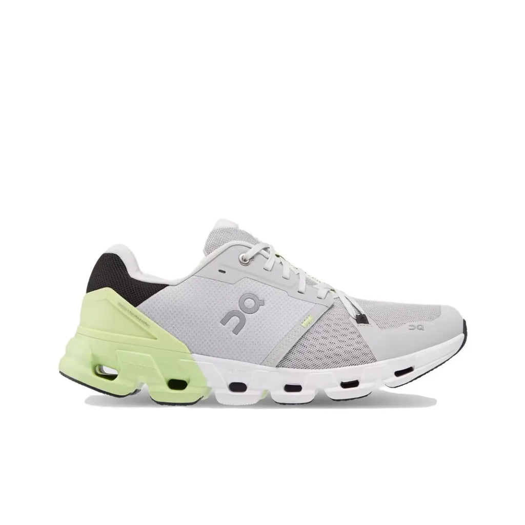 Men's On Cloudflow 4 Running Shoes White and Grey