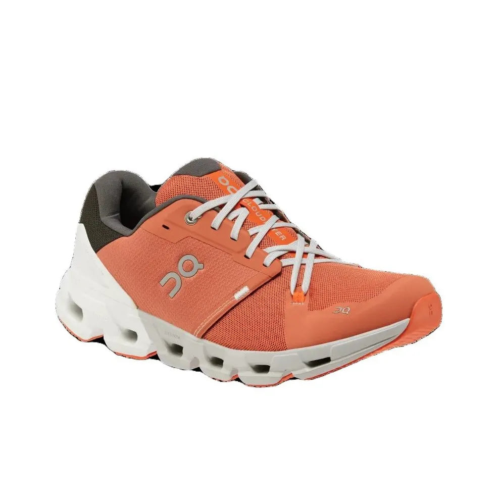 Men's On Cloudflyer 4 Running Shoes Black and White