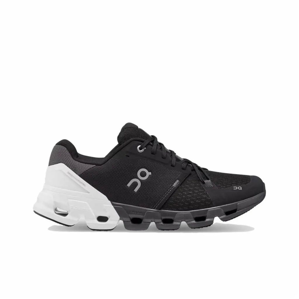 Men's On Cloudflow 4 Running Shoes Black and White