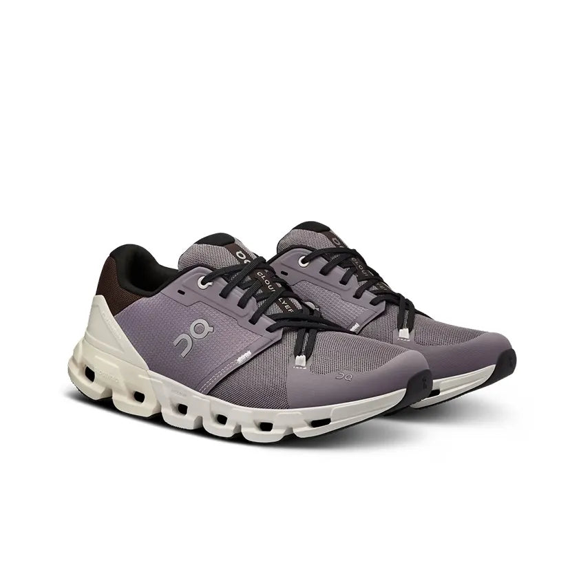 Men's On Cloudflow 4 Running Shoes White and Black