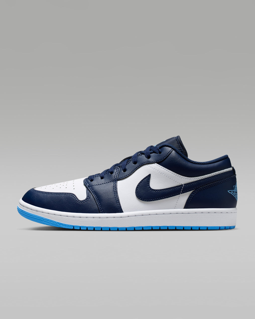 Air Jordan 1 Low Navy and White Sneakers