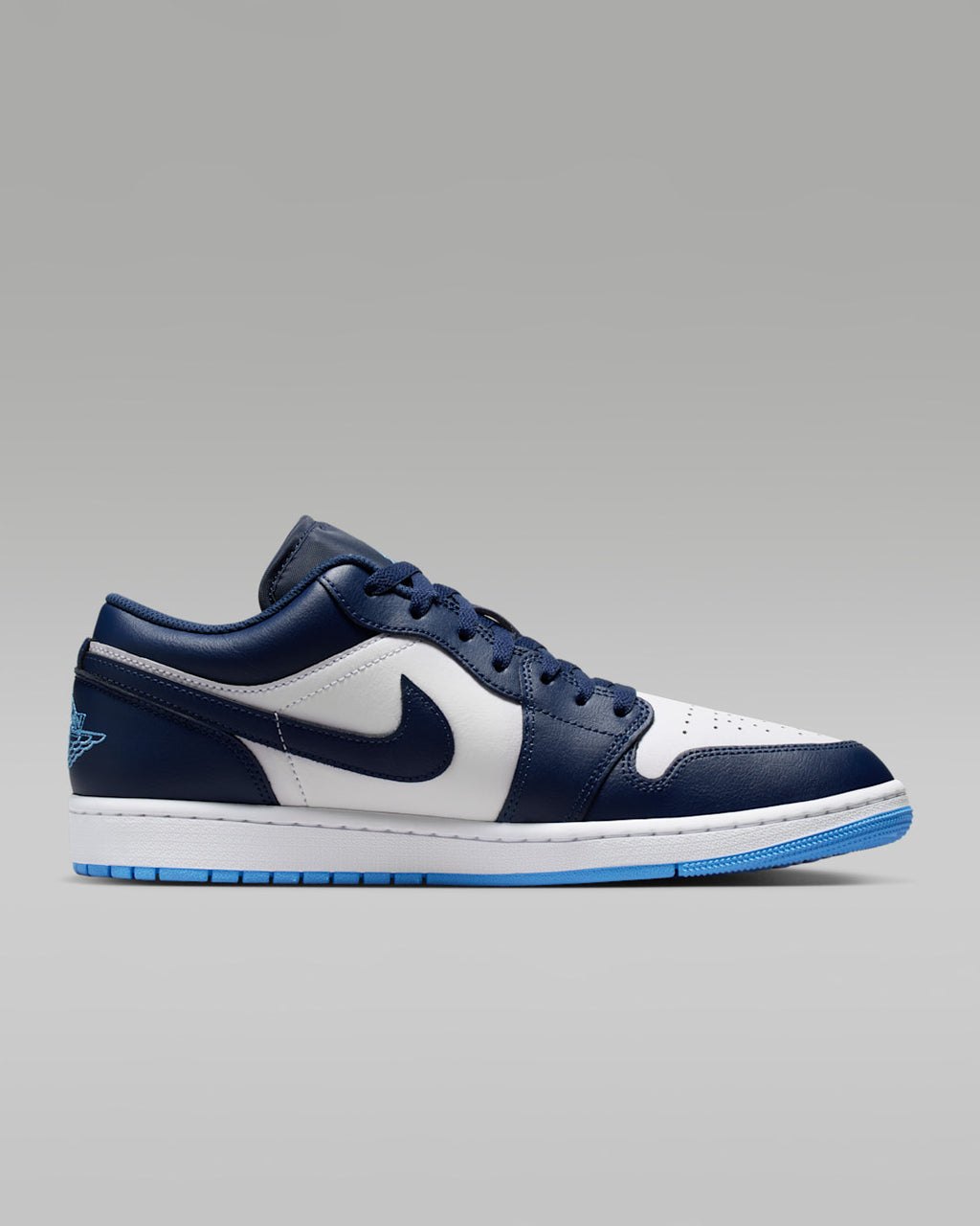 Air Jordan 1 Low Navy and White Sneakers