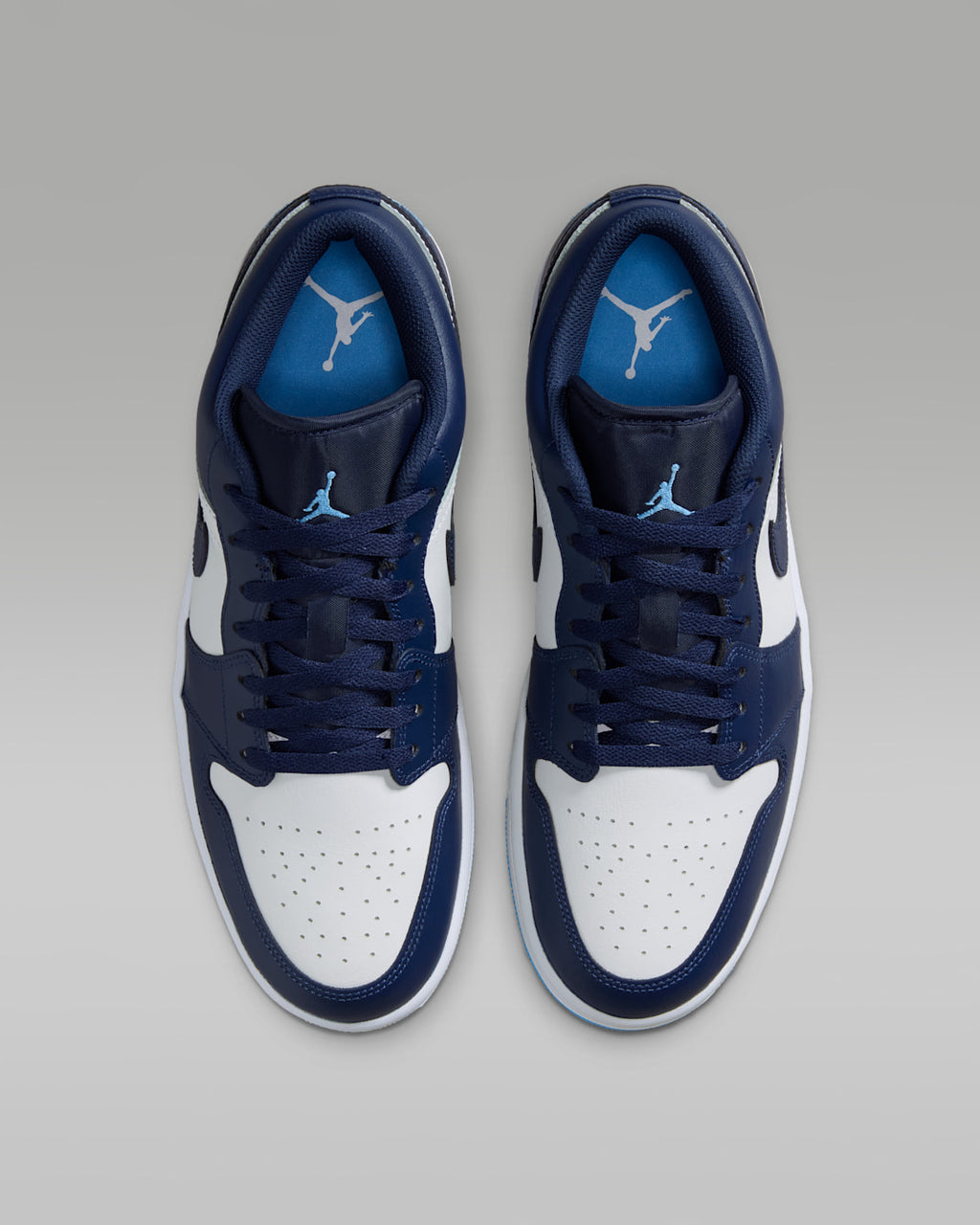 Air Jordan 1 Low Navy and White Sneakers