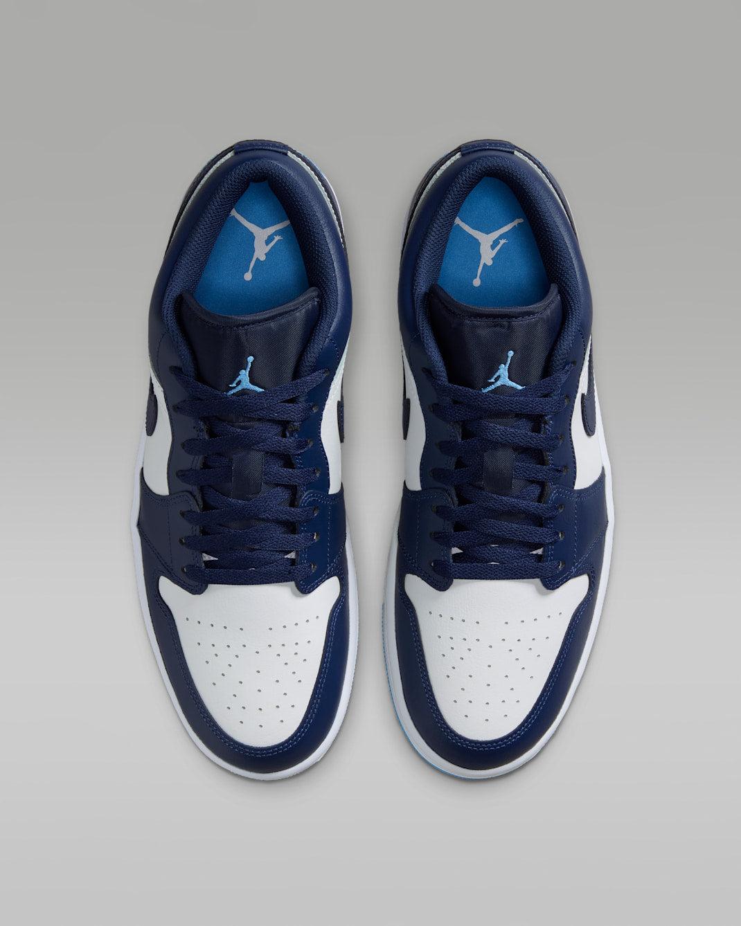 Air Jordan 1 Low Navy and White Sneakers