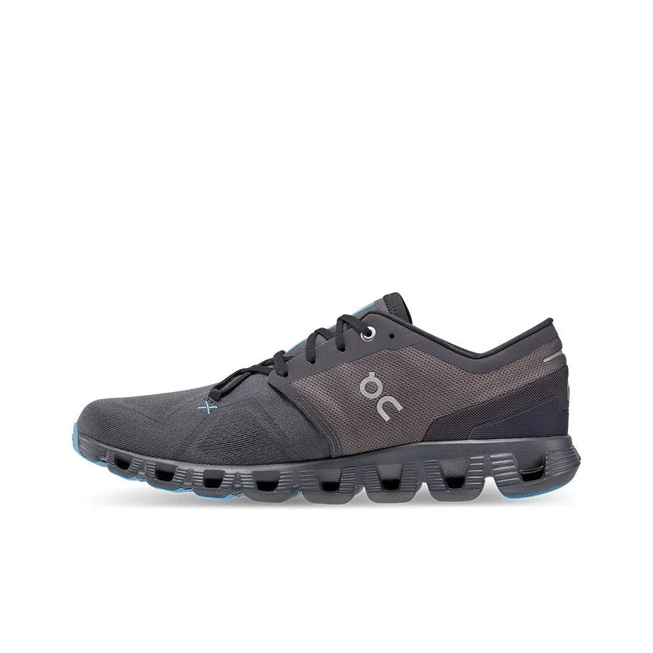 Men's On Cloud X 3 Running Shoes Black and White