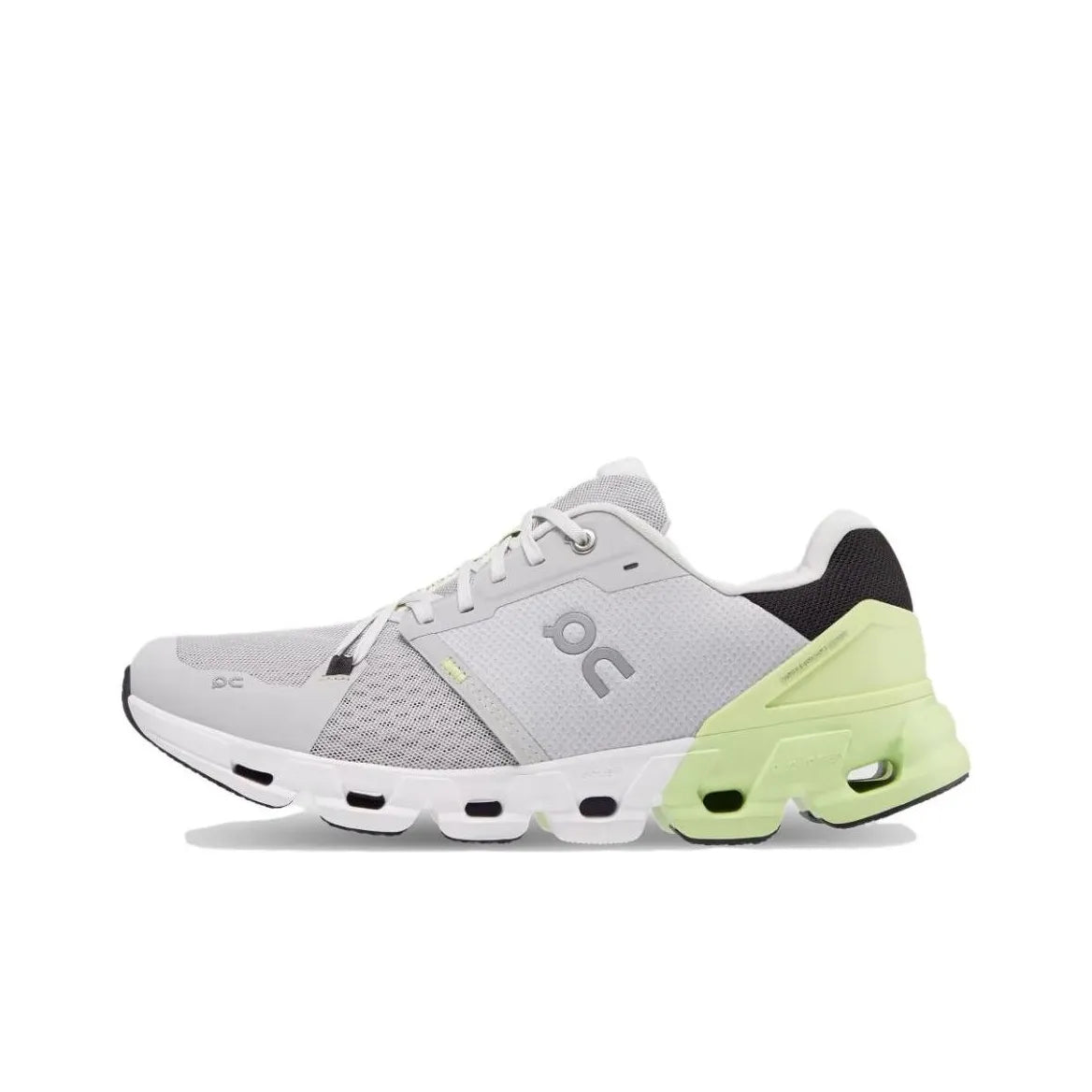 Men's On Cloudflow 4 Running Shoes White and Grey
