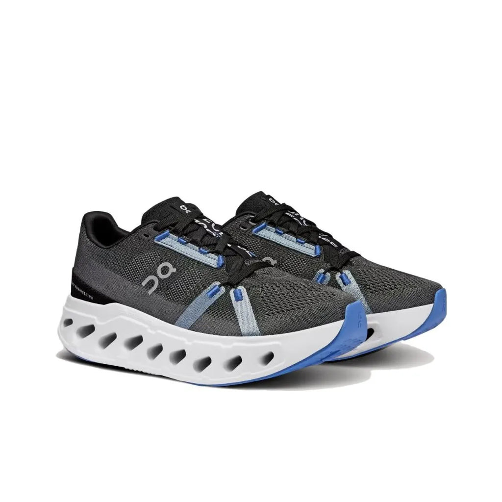 Women's On Cloudeclipse Running Shoes Dark Gray and White