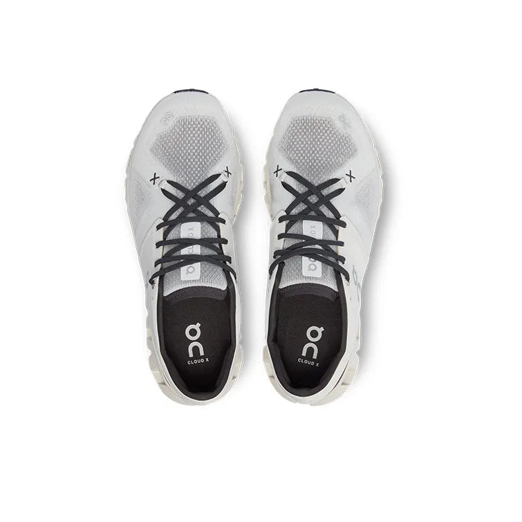 Men's On Cloud X 3 Running Shoes Black and White