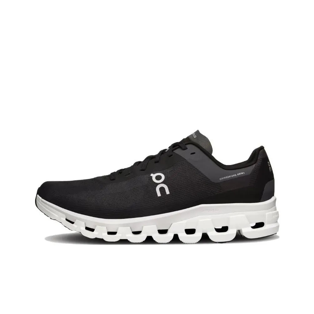 Men's On Cloudflow 4 Running Shoes White and Grey