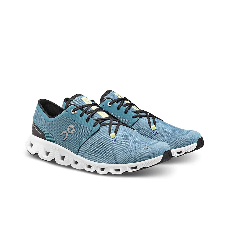 Men's On Cloud X 3 Running Shoes Black and White