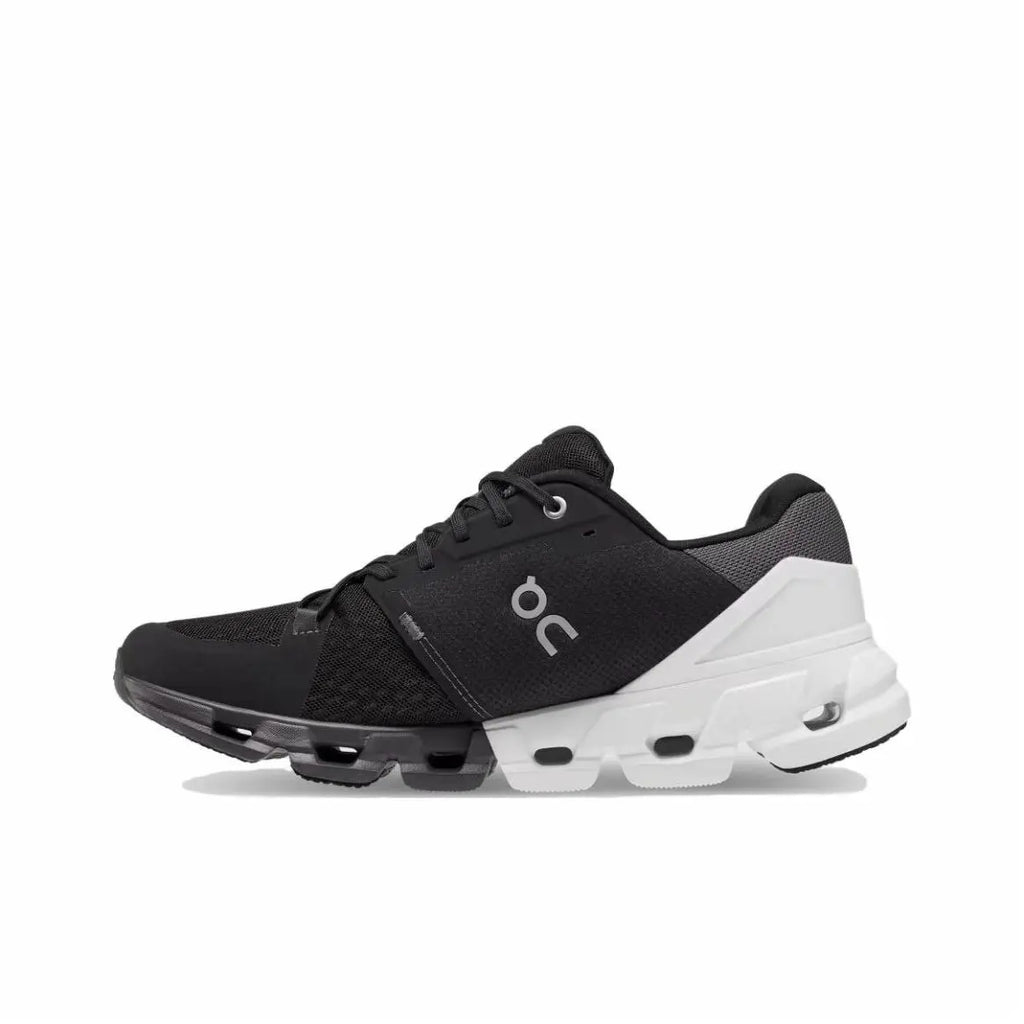Men's On Cloudflow 4 Running Shoes Black and White
