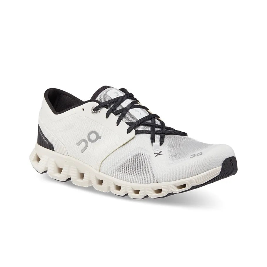 Men's On Cloud X 3 Running Shoes Black and White
