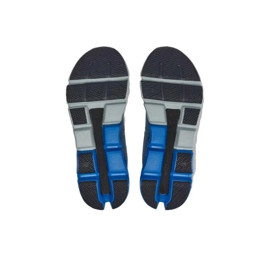 Men's On Cloudflow 4 Running Shoes White and Blue