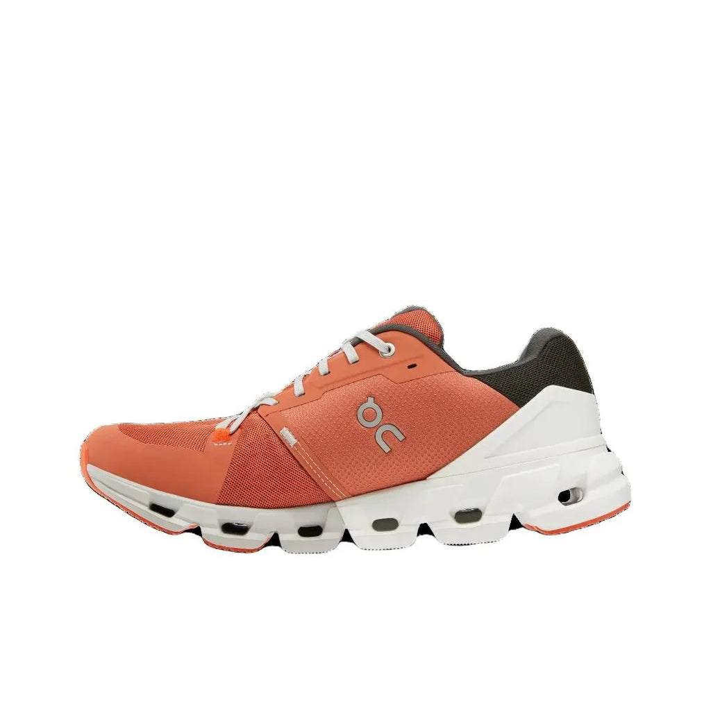 Men's On Cloudflyer 4 Running Shoes Black and White