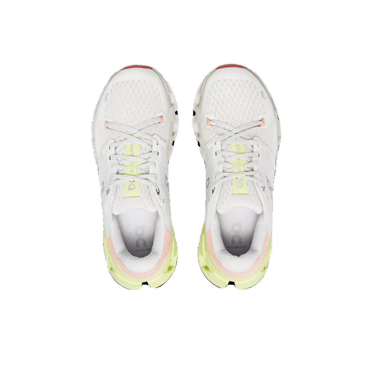Women's On Cloudflyer 4 Running Shoes Black and White