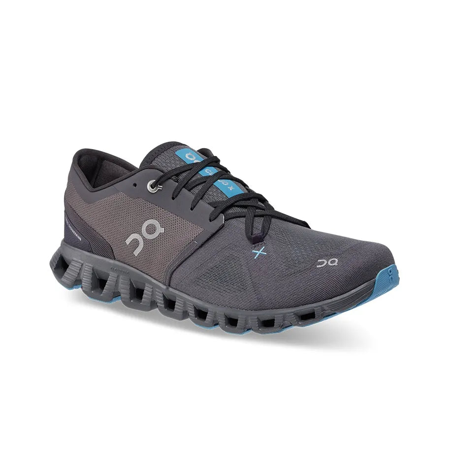Men's On Cloud X 3 Running Shoes Black and White