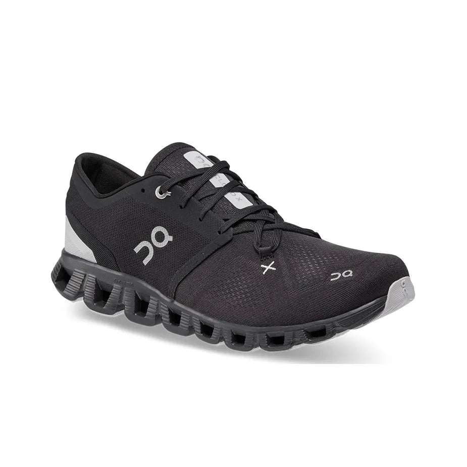 Men's On Cloud X 3 Running Shoes Black and White